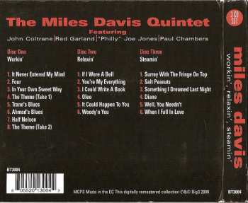 3CD/Box Set The Miles Davis Quintet: Workin, Relaxin', Steamin' 91827