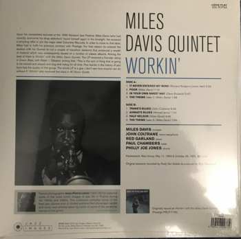 LP The Miles Davis Quintet: Workin' DLX | LTD 77198