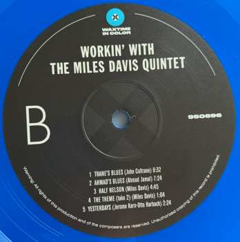 LP The Miles Davis Quintet: Workin’ With The Miles Davis Quintet LTD | CLR 149622
