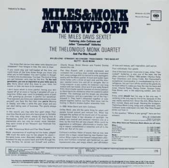 LP The Miles Davis Sextet: Miles & Monk At Newport NUM | LTD 275971