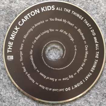 CD The Milk Carton Kids: All The Things That I Did And All The Things That I Didn't Do 191945