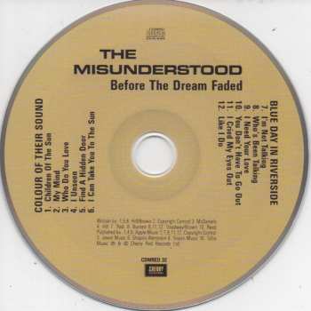 CD The Misunderstood: Before The Dream Faded 409964