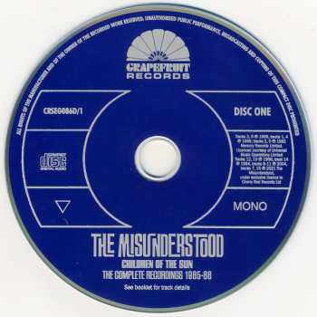 2CD The Misunderstood: Children Of The Sun (The Complete Recordings 1965-1966) 101600