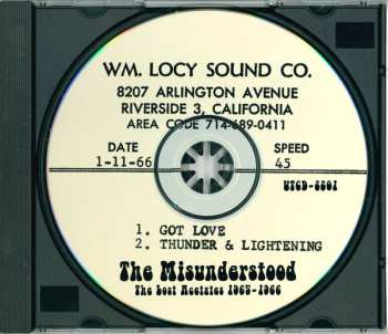 CD The Misunderstood: The Lost Acetates 1965-1966 352077