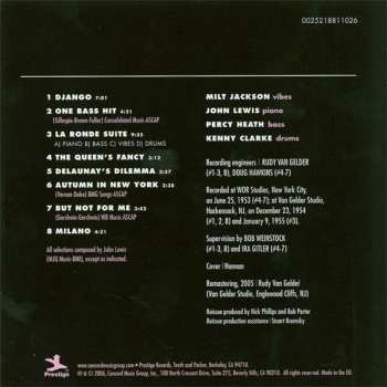 CD The Modern Jazz Quartet: Django 9980
