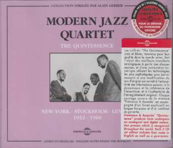 Album The Modern Jazz Quartet: The Quintessence, New York / Stockholm / Lennox, 1952-1960