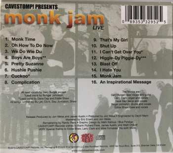 CD The Monks: Cavestomp! Presents Monk Jam Live 230838