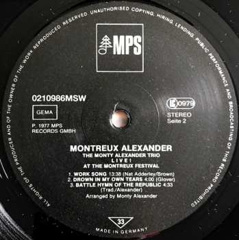 LP The Monty Alexander Trio: Montreux Alexander - Live! At The Montreux Festival 86913