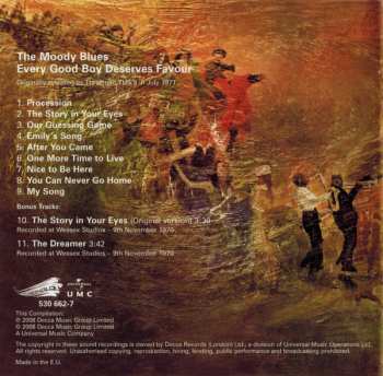 CD The Moody Blues: Every Good Boy Deserves Favour 185380