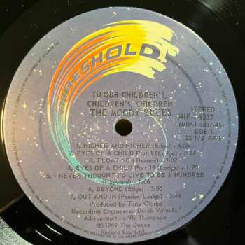 LP The Moody Blues: To Our Children's Children's Children 507355