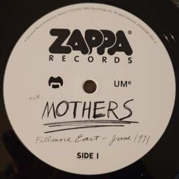 3LP The Mothers: Fillmore East - June 1971 LTD 380134