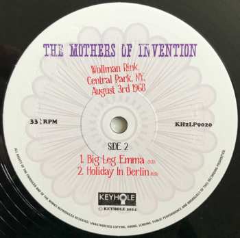 2LP The Mothers: Wollman Rink, Central Park, NY, August 3rd 1968 452202
