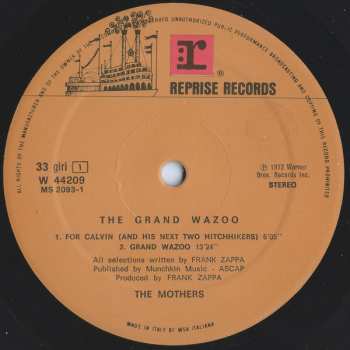 LP The Mothers: The Grand Wazoo 376861