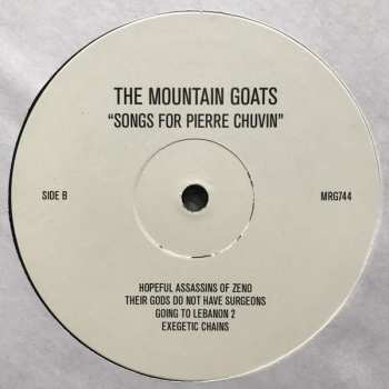 LP The Mountain Goats: Songs For Pierre Chuvin 63887