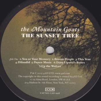 LP The Mountain Goats: The Sunset Tree 341636