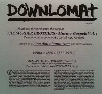 LP The Murder Brothers: Murder Gospels Volume One LTD | CLR 415260