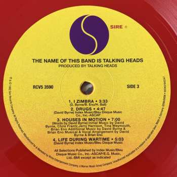 2LP Talking Heads: The Name Of This Band Is Talking Heads LTD | CLR 24680
