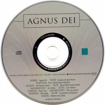 CD The New College Oxford Choir: Agnus Dei (Music Of Inner Harmony) 307818