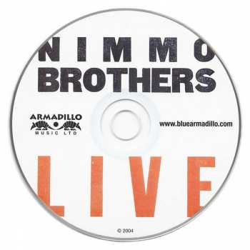 CD The Nimmo Brothers: Live Cottiers Theatre Glasgow 189532
