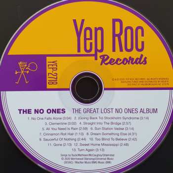 CD The No Ones: The Great Lost No Ones Album 300334