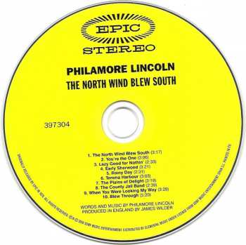 CD Philamore Lincoln: The North Wind Blew South LTD