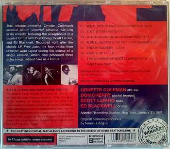 CD The Ornette Coleman Quartet: Ornette! 303182