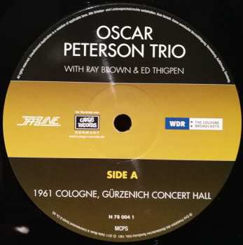 2LP The Oscar Peterson Trio: 1961, Cologne Gürzenich Concert Hall 133314