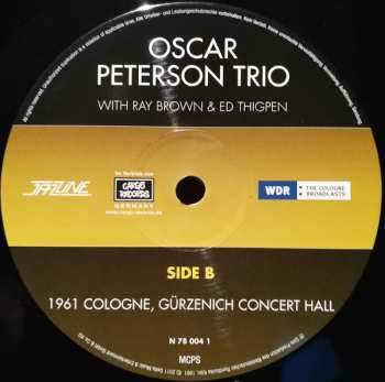 2LP The Oscar Peterson Trio: 1961, Cologne Gürzenich Concert Hall 133314