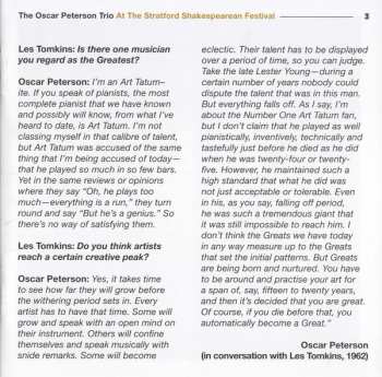 CD The Oscar Peterson Trio: At The Stratford Shakespearean Festival 90821