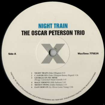 LP The Oscar Peterson Trio: Night Train LTD 61072