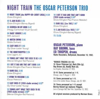 CD The Oscar Peterson Trio: Night Train 289231