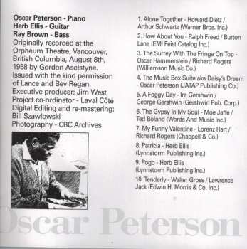 CD The Oscar Peterson Trio: Tenderly 48663