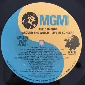 2LP The Osmonds: Around The World - Live In Concert 500626