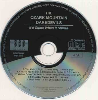 2CD The Ozark Mountain Daredevils: The Ozark Mountain Daredevils / It'll Shine When It Shines 482383