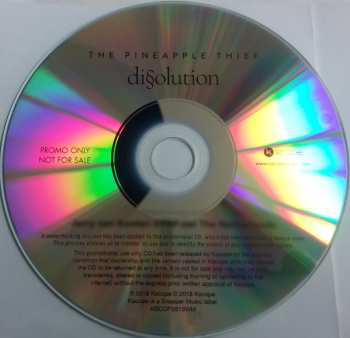 CD The Pineapple Thief: Dissolution 492823
