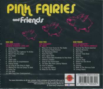 3CD The Pink Fairies: Chinese Cowboys / Dr. Crow / Pick-Up The Phone America! 108946