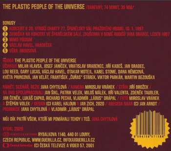 DVD The Plastic People Of The Universe: Dokumentární Film Jany Chytilové 232745