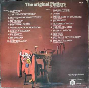 LP The Platters: 20 Classic Hits 322413