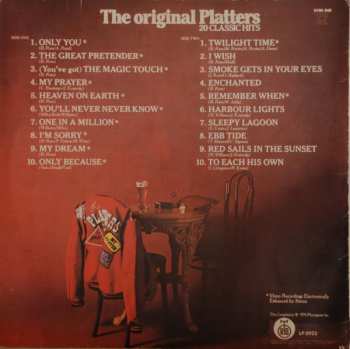 LP The Platters: 20 Classic Hits
