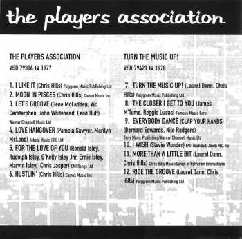 CD The Players Association: The Players Association + Turn The Music Up! 313265
