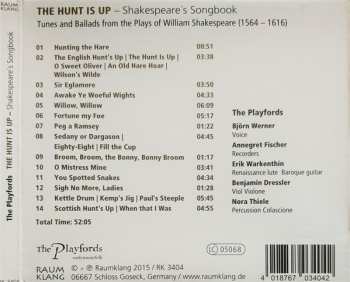 CD The Playfords: The Hunt Is Up ― Shakespeare's Songbook (Tunes And Ballads From The Plays Of William Shakespeare (1564-1616))