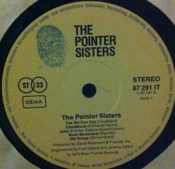 LP Pointer Sisters: The Pointer Sisters 450461
