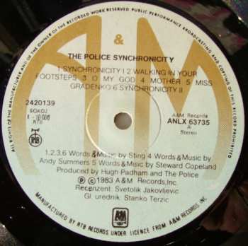 LP The Police: Synchronicity 70388