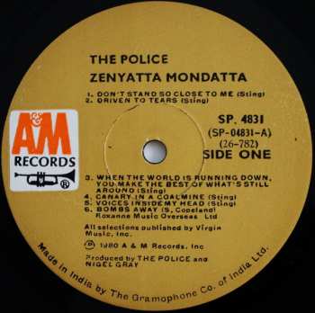 LP The Police: Zenyatta Mondatta 507880