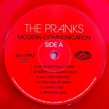 LP The Pranks: Modern Communication CLR 464941