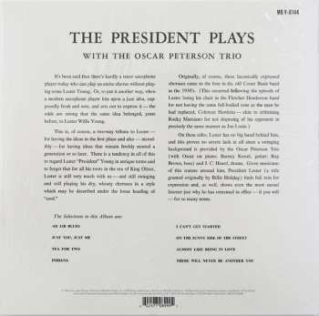 LP Lester Young: The President Plays With The Oscar Peterson Trio
