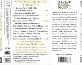CD U.S. Marine Band: Monumental Works For Winds 433370