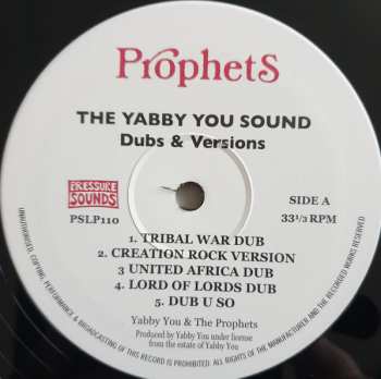 2LP The Prophets: The Yabby You Sound (Dubs & Versions)
