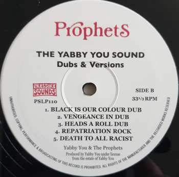 2LP The Prophets: The Yabby You Sound (Dubs & Versions)