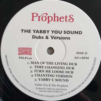 2LP The Prophets: The Yabby You Sound (Dubs & Versions)